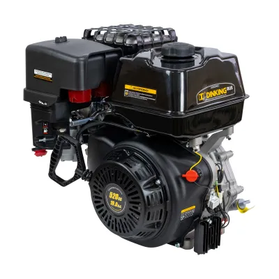 Двигатель Dinking DK196F-S (19лс, зимний, ручной стартер, катушка, датчик масла)